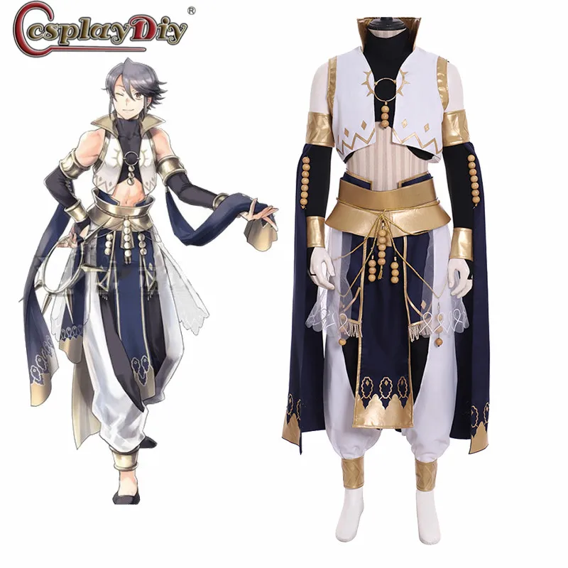 

Cosplaydiy Game Fire Emblem Heroes Indigo Dancer Cosplay Costume Adult Men Halloween Carnival Cosplay Outfit Custom Made