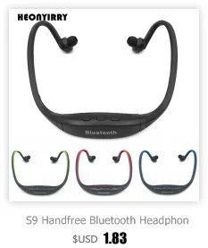 Bluetooth наушники Handfree Спортивные Беспроводные S9 наушники-вкладыши гарнитура с микрофоном для iPhone samsung Xiaomi huawei kulaklik