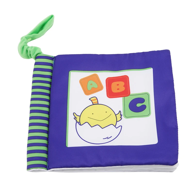 Мягкая детская книга для малышей с алфавитом и цифрами Цвета Удобные книги