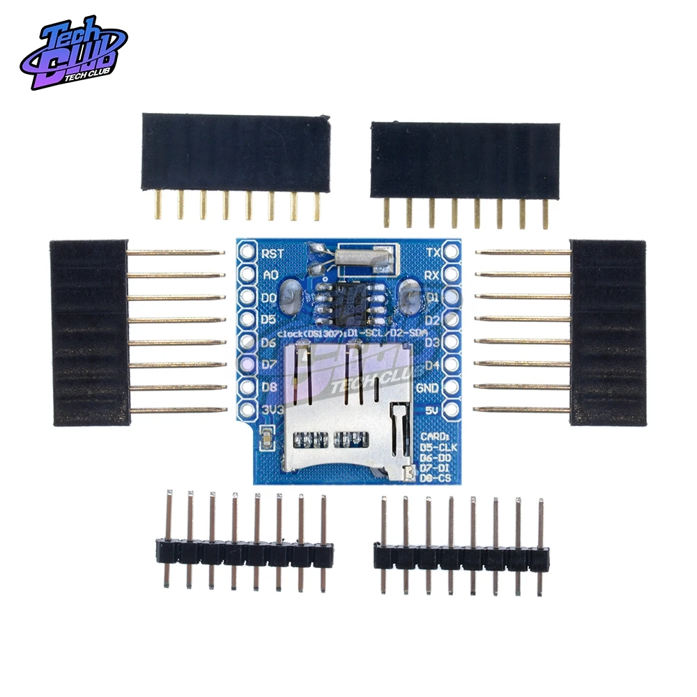 Micro SD D1 Mini Data щит регистратора + часы RTC DS1307 для Arduino/Raspberry | Инструменты