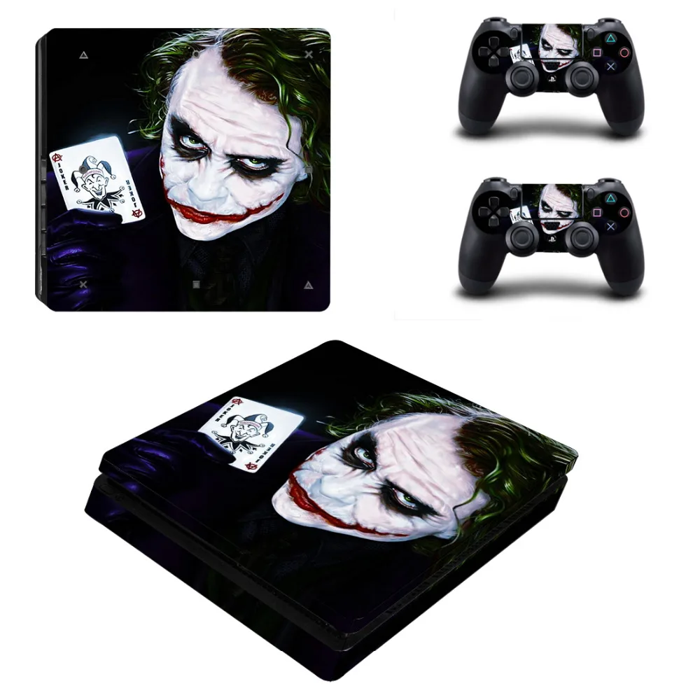 DC Джокер и Бэтмен PS4 тонкая кожа Наклейка для sony playstation 4 консоль и 2 контроллера кожи PS4 тонкая кожа Наклейка Винил