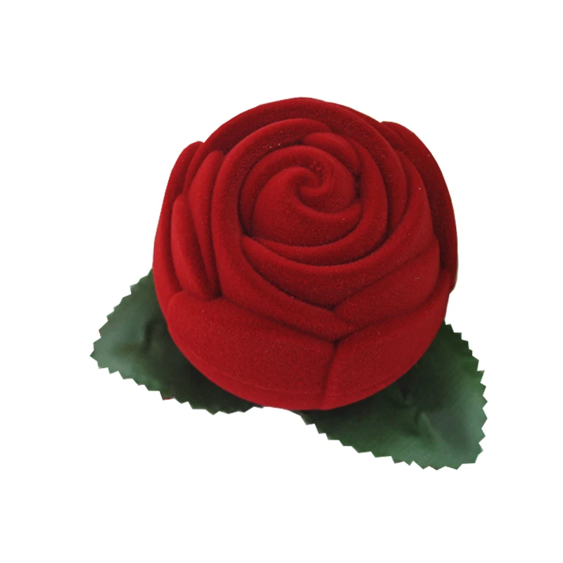 36 X Diameter 5cm Red Rose Shaped Velvet Favor Wedding Candy Box Valentines Day Chocolate Gift Boxes Wholesale | Дом и сад