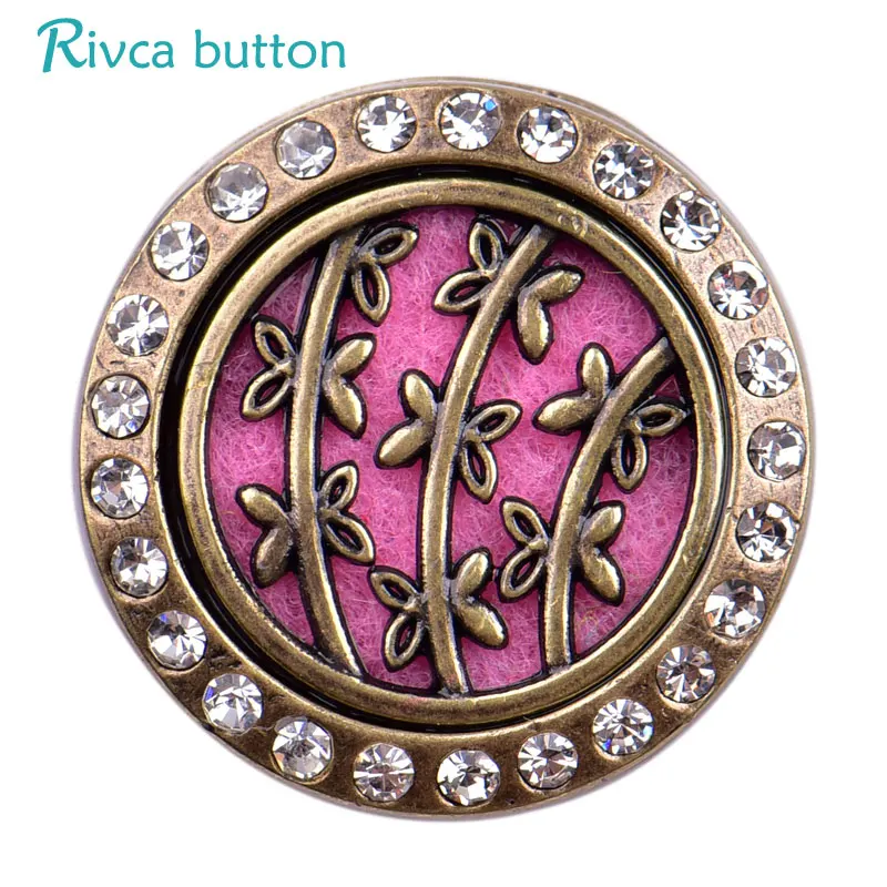 14 стилей D03665 новинка rivca защелкивающаяся искусственная медальон сердце дерево