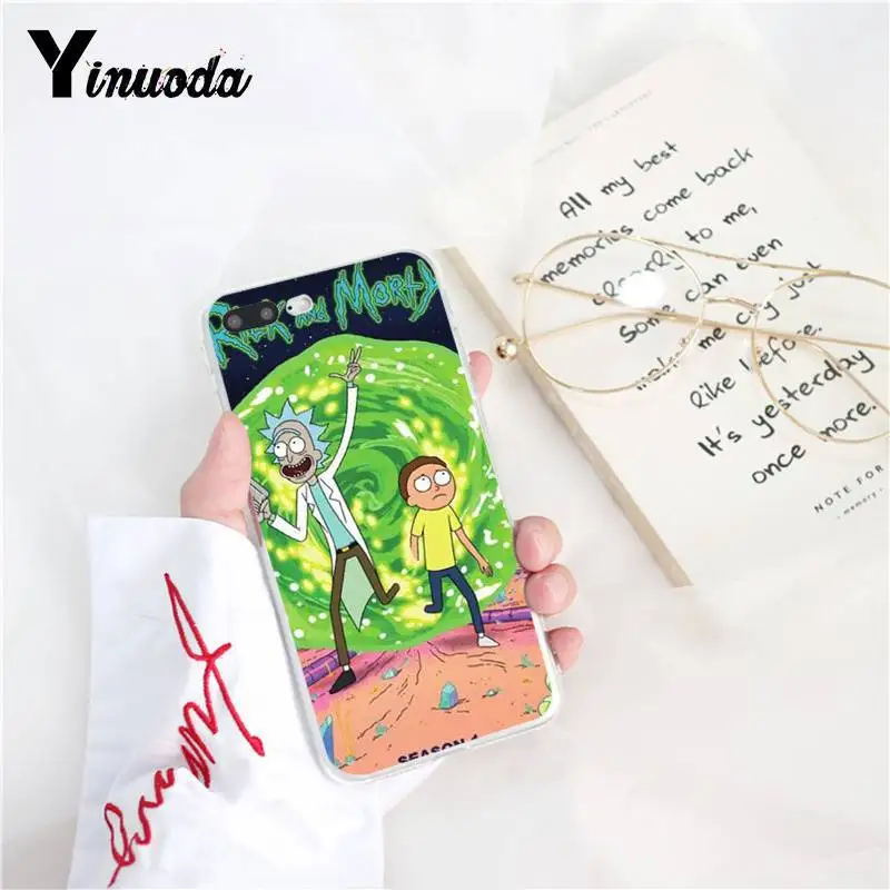 Yinuoda Рик и Морти ТПУ чехол для телефона крышка оболочка для iPhone 8 7 6 6S Plus 5 5S SE XR X XS MAX 10 11 11pro 11promax чехол