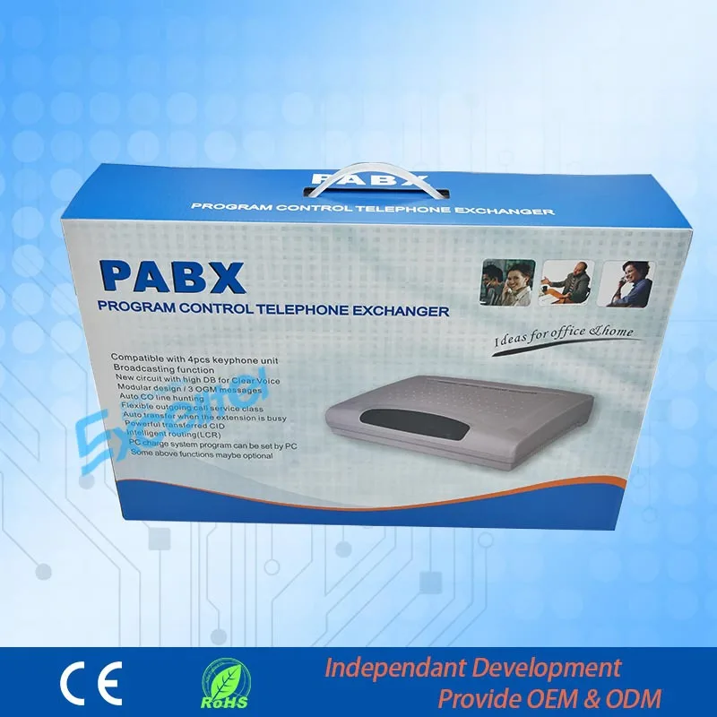 Телефонная система/система SOHO PABX/Mini PBX/CS + 432/4 PSTN line 32 extension|pbx system|pbx phone systempbx |