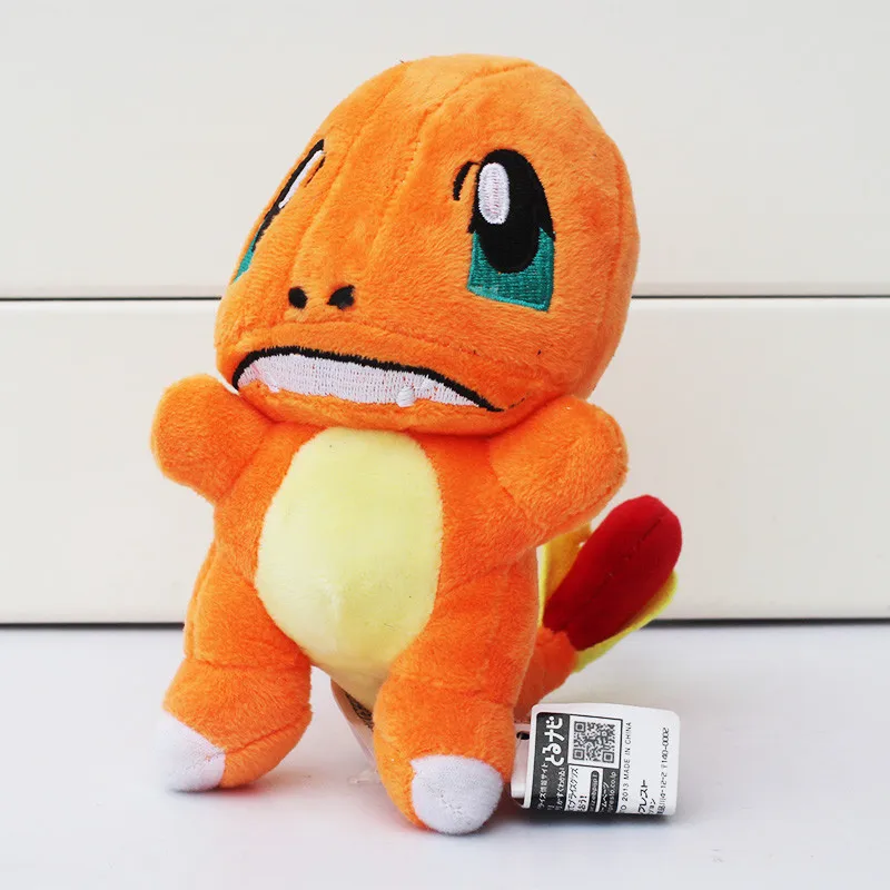4 шт./лот Аниме Симпатичные Bulbasaur Squirtle Charmander Мягкие плюшевые игрушки мягкие детские куклы " 15 см