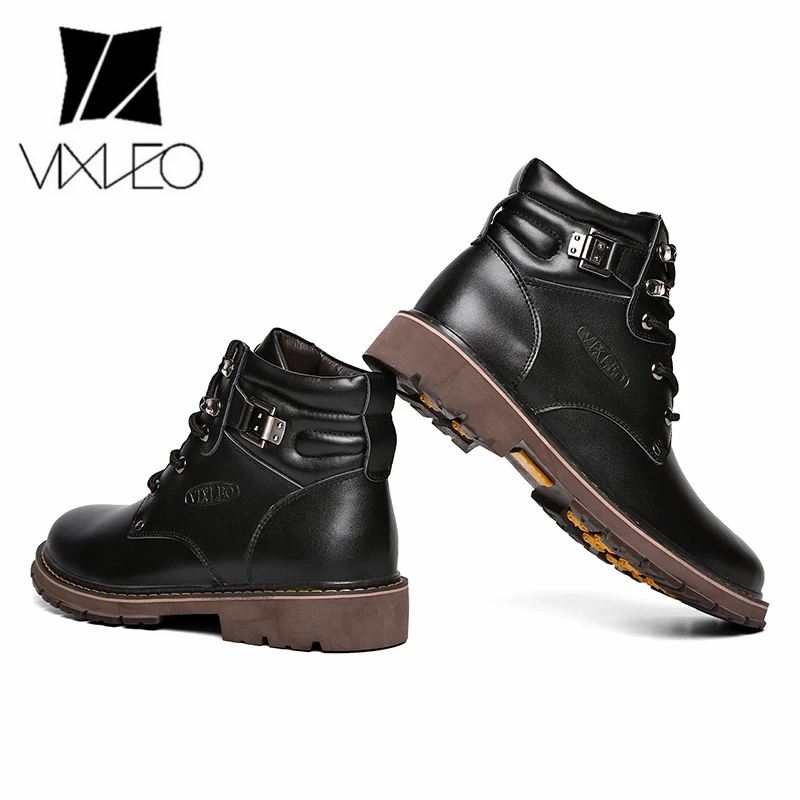 VIXLEO/Мужская обувь сезон осень Мужская из натуральной кожи с ремешком