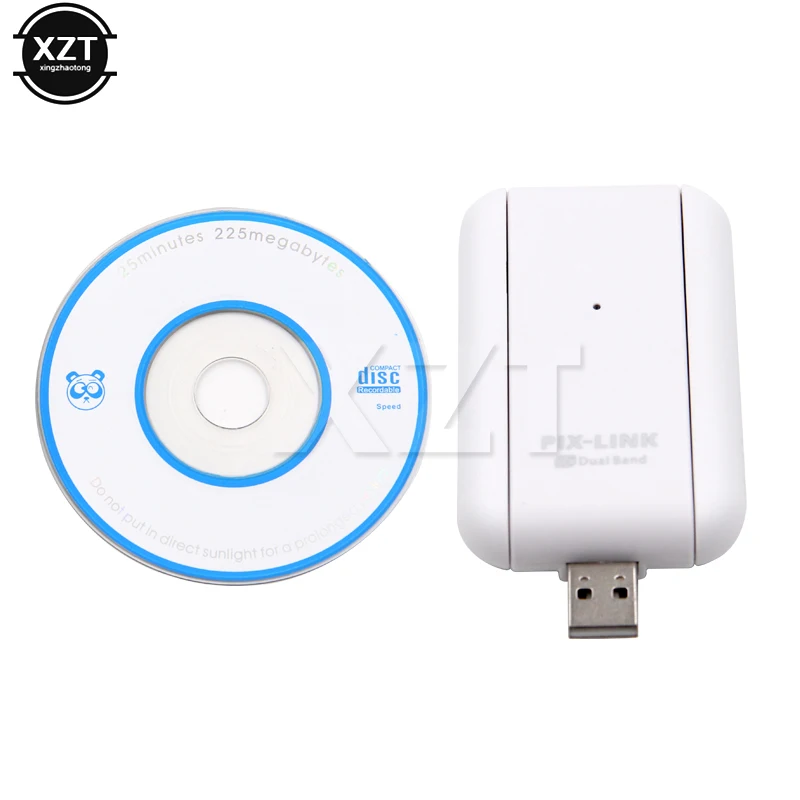 600 Мбит/с USB WiFi адаптер 2 4 ГГц 5 0 внешняя Двухдиапазонная беспроводная сетевая