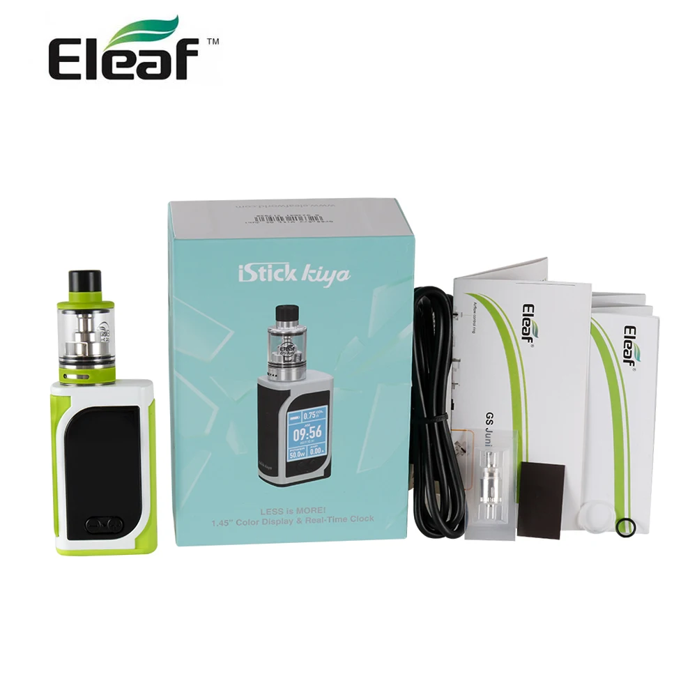 Оригинальный набор Eleaf iStick Kiya 50 Вт с атомайзером GS Juni 2 мл встроенный аккумулятор