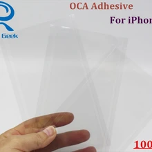 250um OCA Clear Optical Adhesive for iPhone X OCA Glue For IX IPX LCD Glass Glue Film + Easy Tear Stick Repair Parts 100pcs