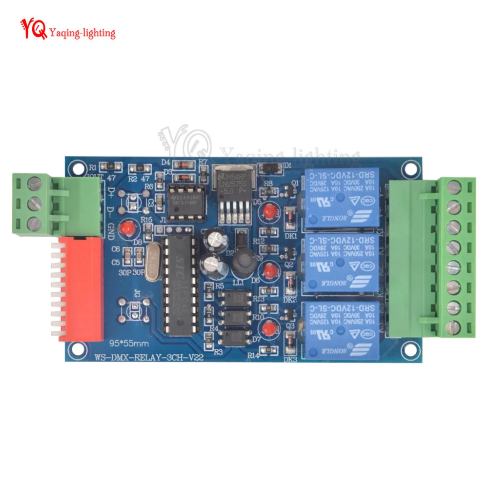 RELAY-3CH-BAN DC12V 10A* 3 канала dmx512 реле 3CH DMX512 3 P регулятор светодиодной яркости, декодер использовать для цветная(RGB) Светодиодная лампа Светодиодная лента