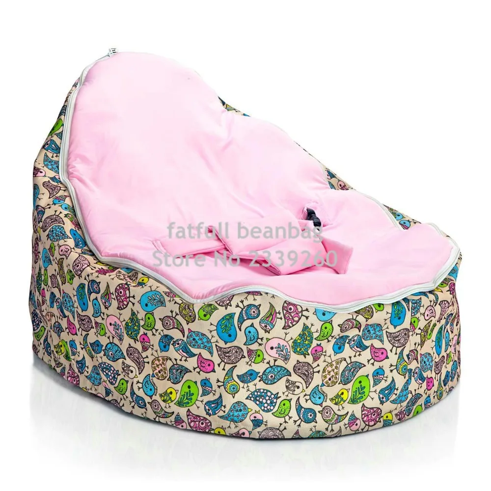 COVER ONLY NO FILLINGS - Chirpy birds Kid Tollder Baby Bean Bag Snuggle Infant Sleeping For Child =10-year old | Мебель