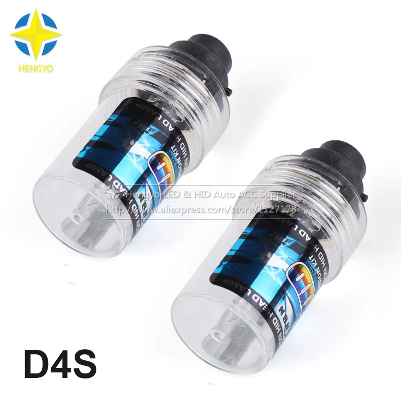 1 пара 35 Вт HID ксеноновая лампа D4S ксеноновые лампы 3000K/4300K/6000K/8000K противотуманные