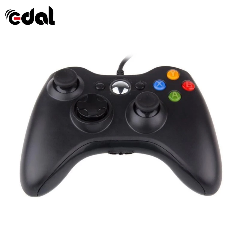 Для xbox 360 проводной джойстик геймпад черный контроллер портативный Геймпад для