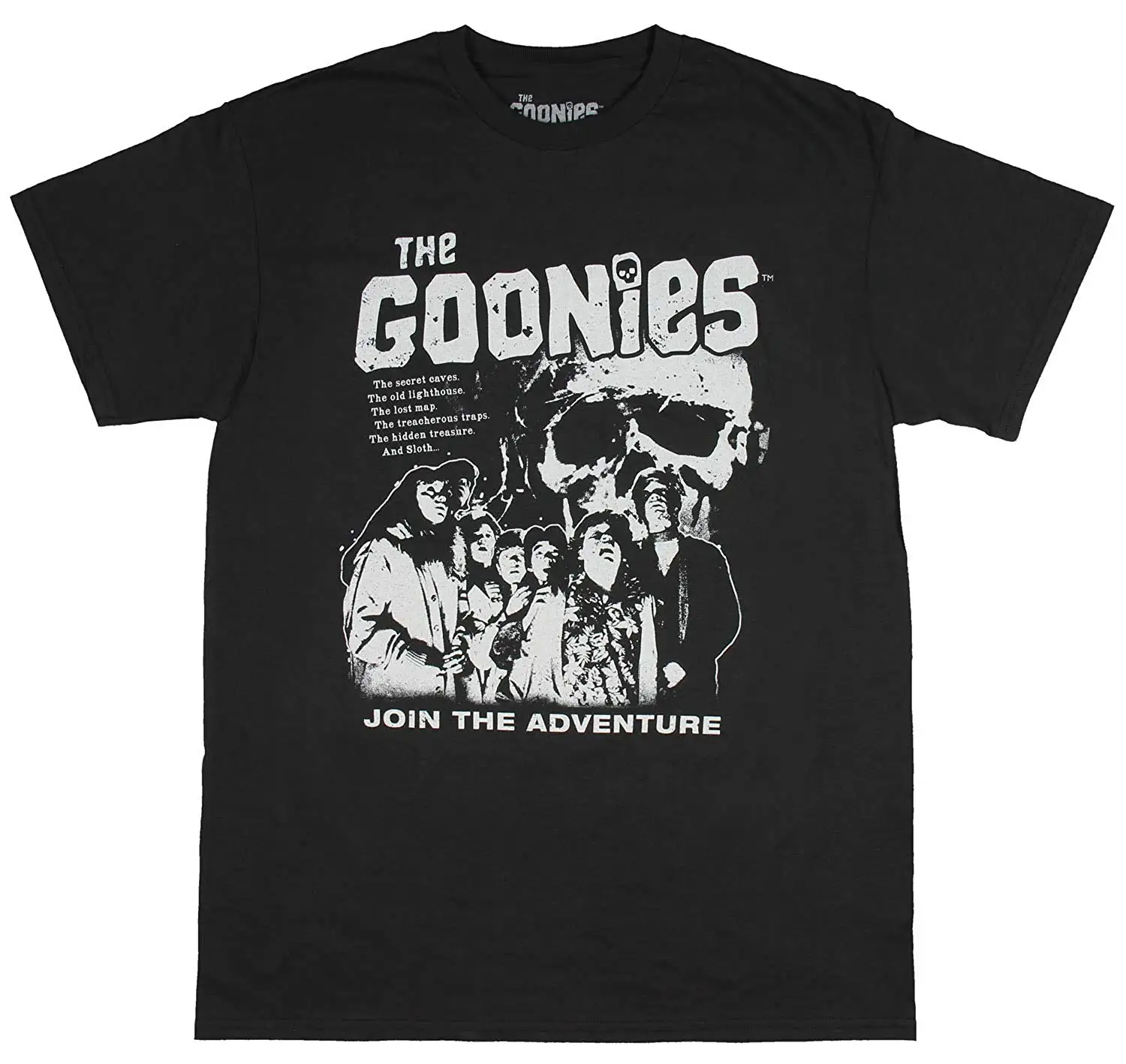 Goonies Cast Мужская футболка плакат фильм Искусство Новое поступление терморубашка