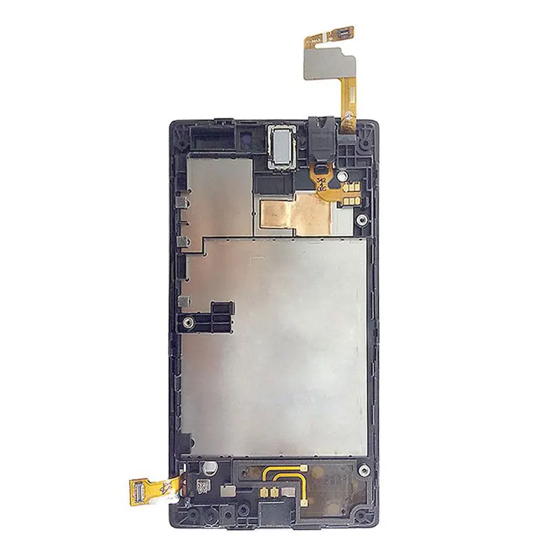 ЖК-дисплей для Nokia Lumia 520 сенсорный экран дигитайзер черный с рамкой полная сборка