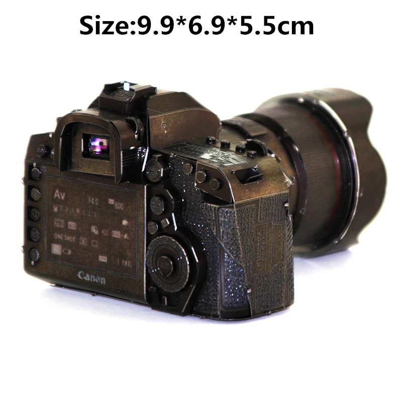 Colorful Camera Красочные камеры 3D металлические Пазлы для взрослых из нержавеющей стали лазерная резка ручной головоломки модель Convectional Развивающие игрушки для детей хобби - Цвет: Colorful Camera