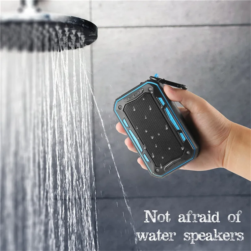 Портативный Bluetooth динамик fm радио Колонка HiFi устройства Встроенный микрофон