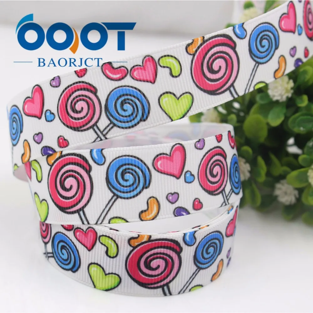 OOOT BAORJCT 175044 22 мм 10 ярдов ленты для конфет термопечать grosgrain Свадебные аксессуары DIY
