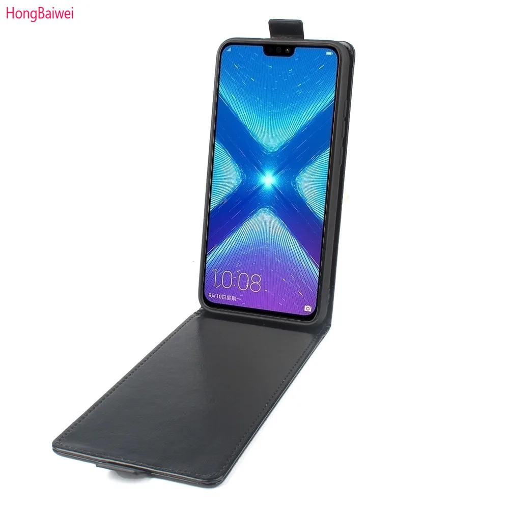 BYHeYang кожаный флип-чехол для huawei Honor 8X мягкий силиконовый кошелек Роскошный чехол