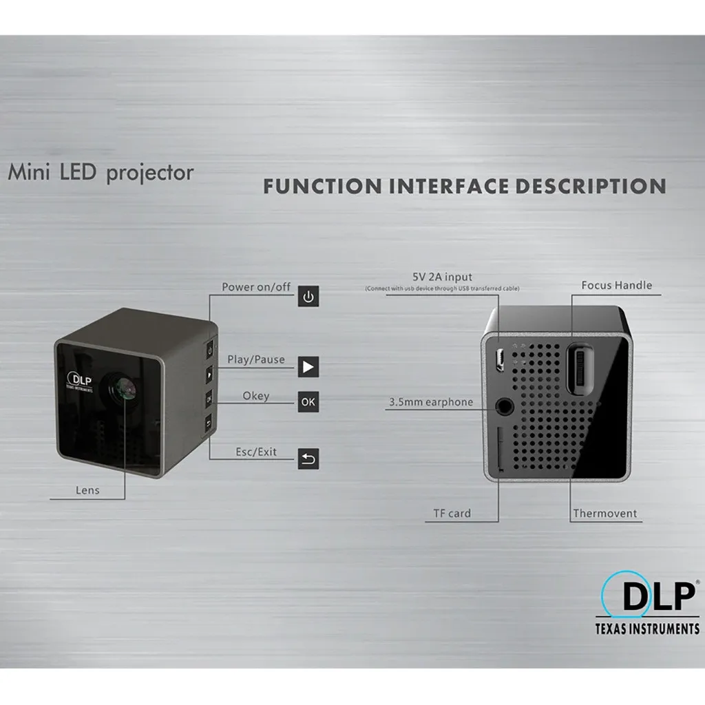 Горячий DLP P1+ H Мини проектор с wi-fi портативный проектор Видео Мультимедиа домашний бизнес мини камера Прямая