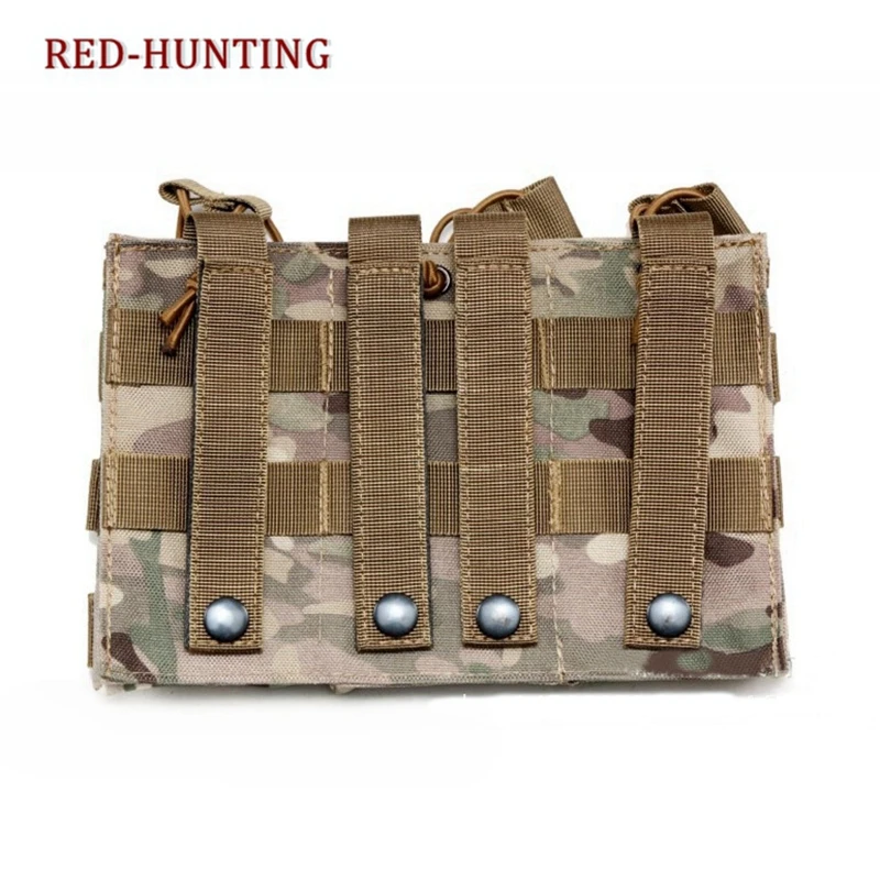 New AK AR M4 AR15 Rifle Gear Tactical 3 Molle Magazine Pouches Drop Utility Pouch Bag Outdoor Waist Tool Travel | Спорт и