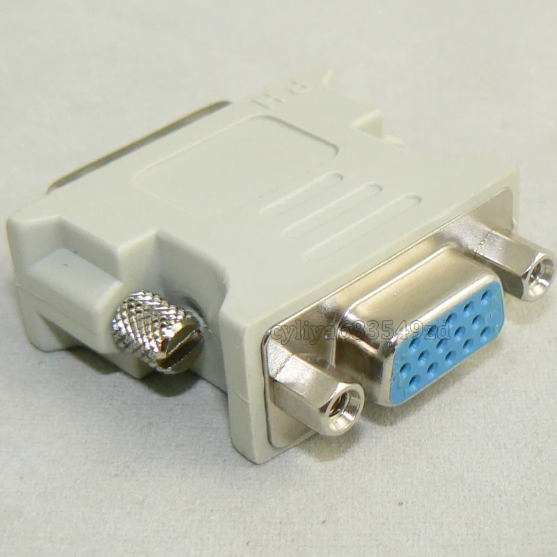 Оптовая продажа 300 шт./лот DVI 24 + 1/DVI 5 папа VGA Женский адаптер D I бесплатная
