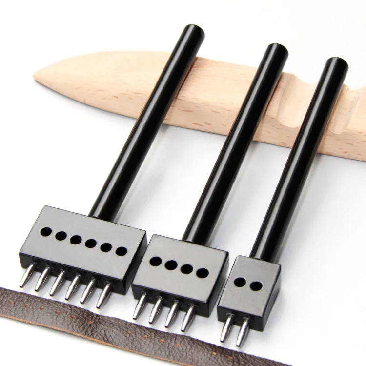 Кожевенного перфоратора строки кругового выреза для прошитая кожа перфорации