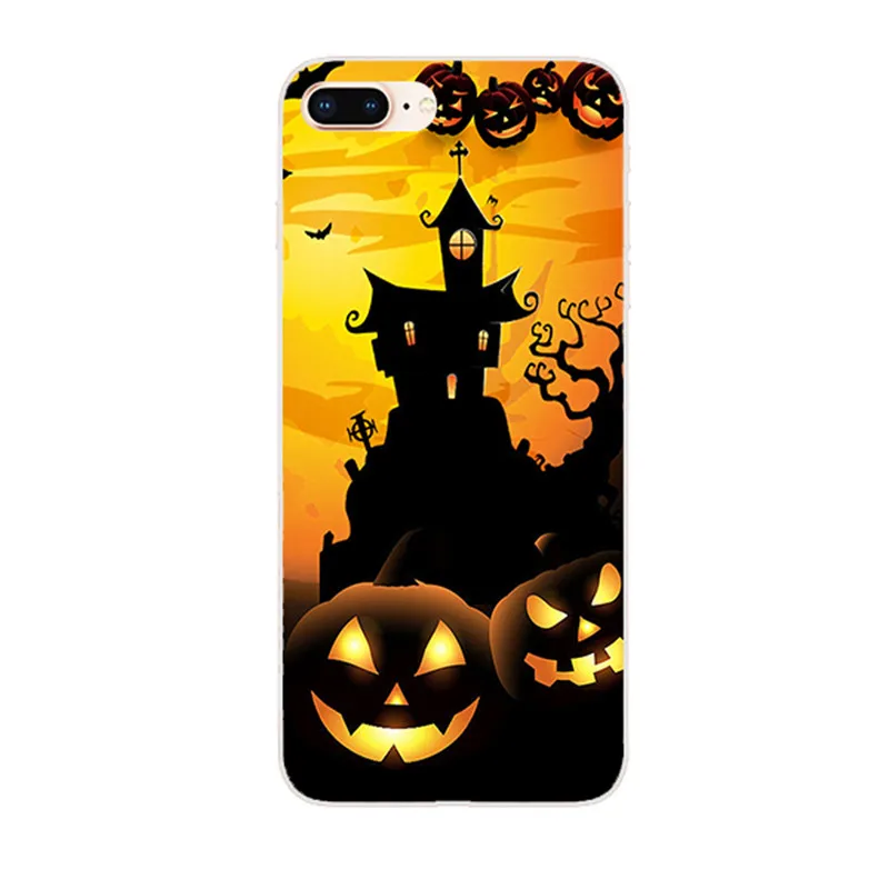 Чехол для iphone XS Max Забавный чехол с тыквой на Хэллоуин Бэтменом ведьмой телефона