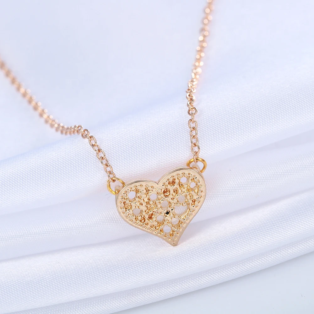 Cxwind модное ожерелье с филигранным сердцем из кубического циркония ожерелья