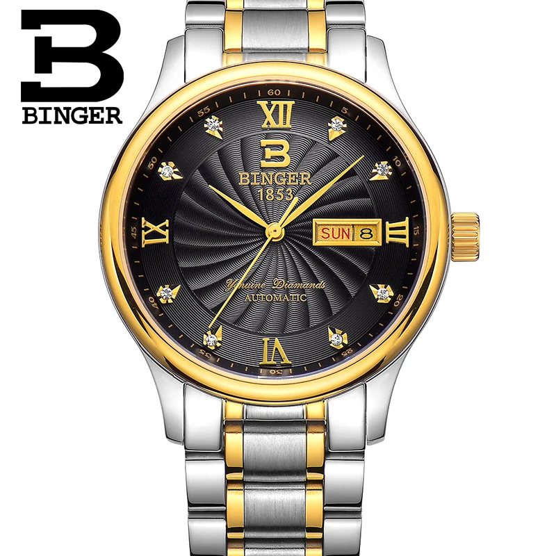 Оригинальные роскошные швейцарские мужские автоматические механические часы