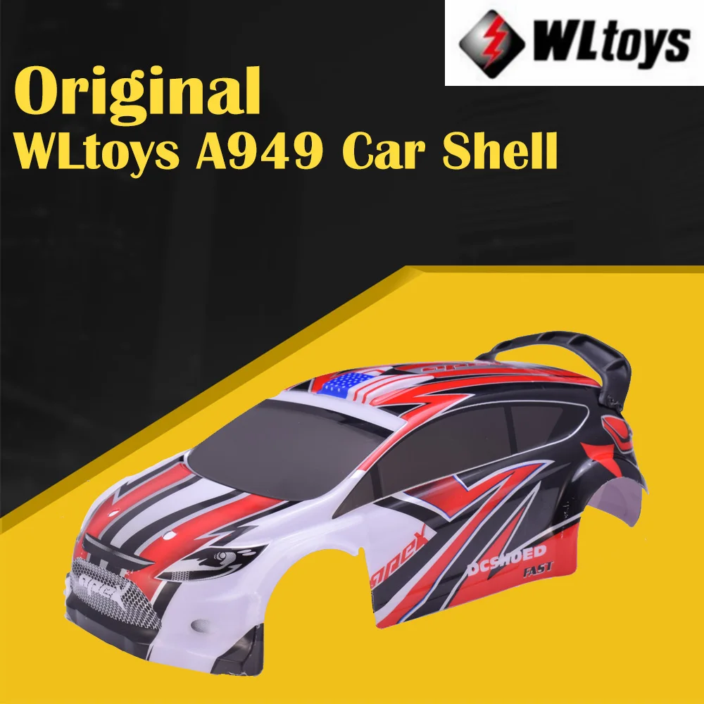 Оригинальный корпус WLtoys A949 1/18 оболочка для автомобиля кузова цвет красный синий
