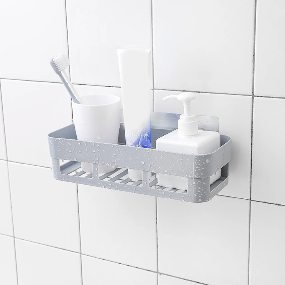 Клейкая полка для ванной Badkamer Rek угловая душа кухонные аксессуары домашнего