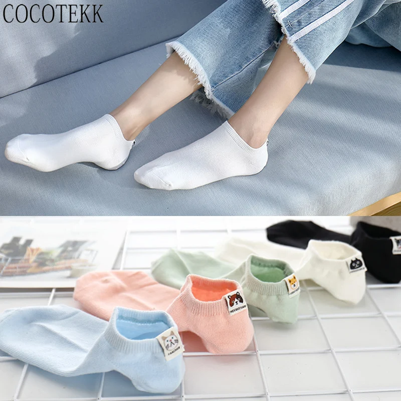 

New Summer Fashion Cartoon Pug Dog Animal Ankle Women Socks Cute Funny Girls Designed School Students Female Korean Style