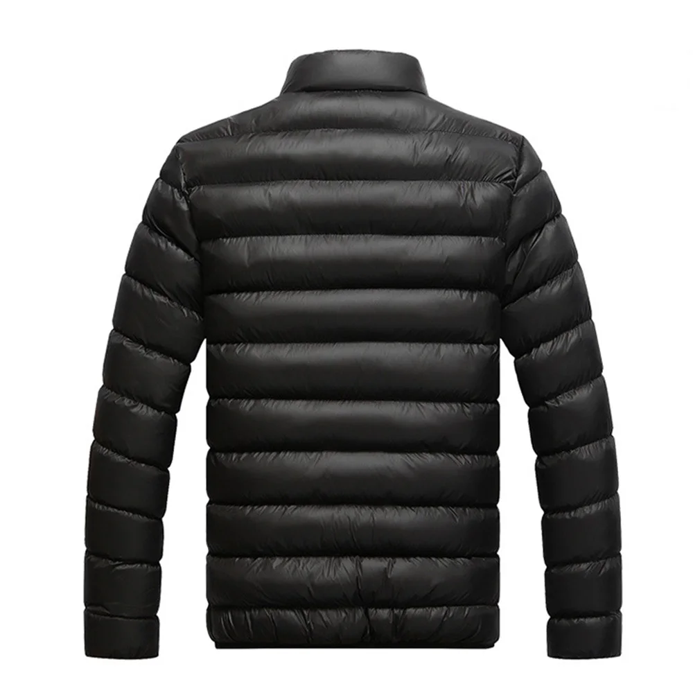 Gaeshow Winter Jacket Men 2018 Fashion Stand Collar Male Parka Mens Solid Thick Coat Man Parkas Clothes M - 4XL | Мужская одежда