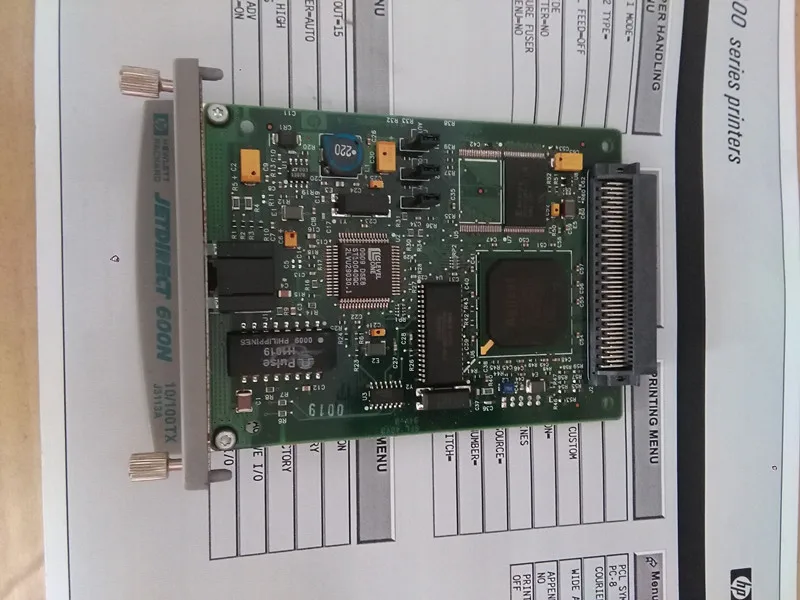 J3113A 10/100tx для HP JetDirect 600N Ethernet Внутренняя сетевая карта сервера печати 4200 4250 5500 5550 3005