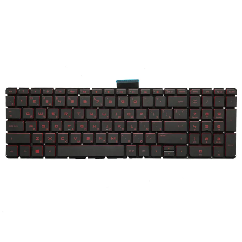 Новая русская клавиатура для ноутбука HP 15-ab 15-ak 15-bc 15-ab000 15-ab100 15-ab200 15z-ab100 835664-001 с