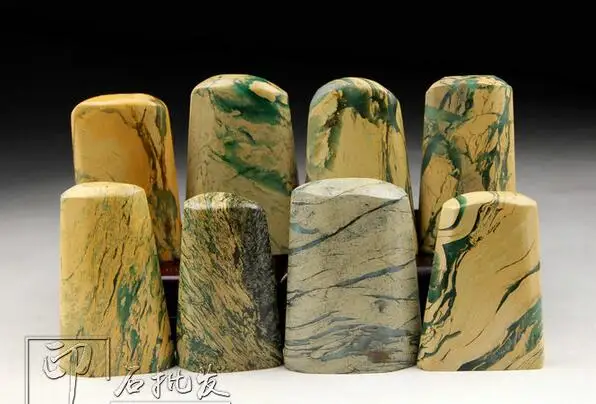 10 шт. тибетская каллиграфия природный камень Shoushan | Дом и сад