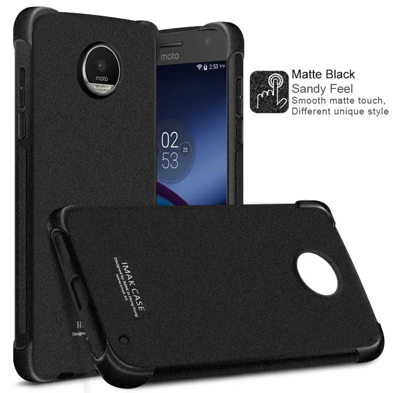 СПС Moto Z2 Играть чехол IMAK полное покрытие мягкий TPU ультра тонкий задняя крышка