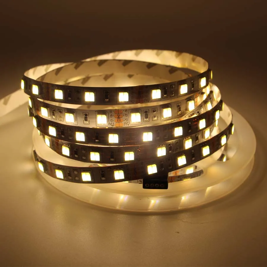 5 м 12 В двойной Цвет Светодиодные ленты света 3014 5050 SMD CW/ww Температура Регулируемая