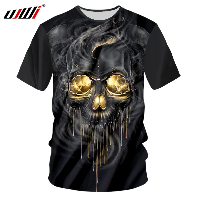 Футболка UJWI мужская с круглым вырезом тенниска в стиле хип хоп крутая майка 3D