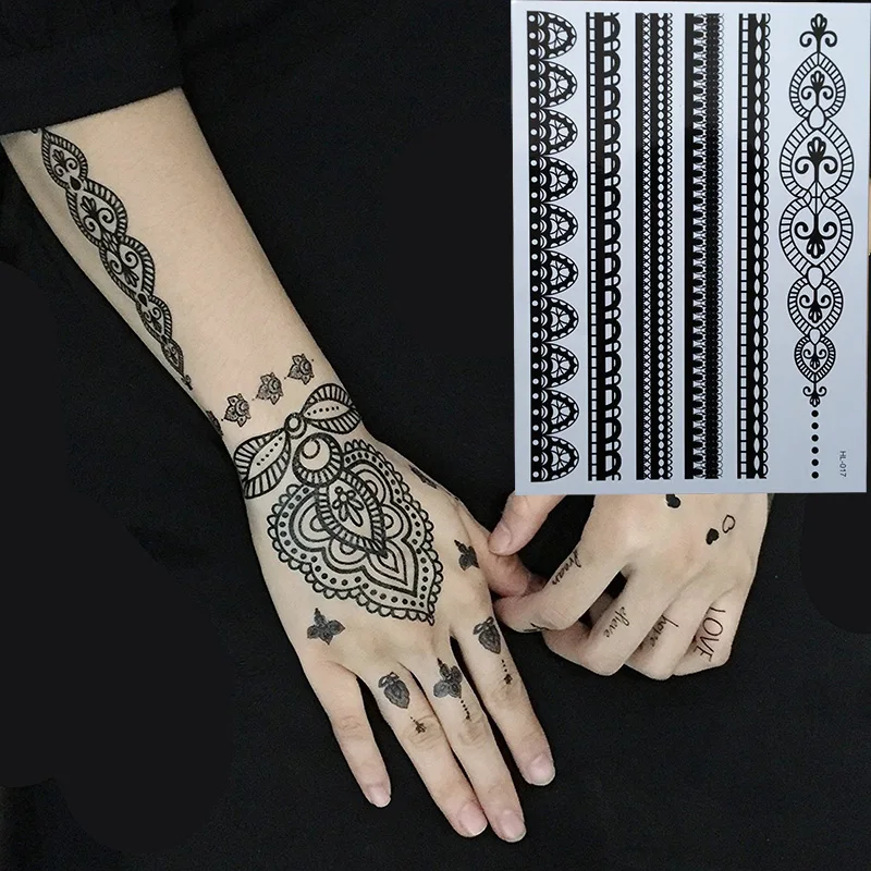 1 шт. временная татуировка из хны Индии|henna temporary tattoos|temporary tattootattoo tattoo |