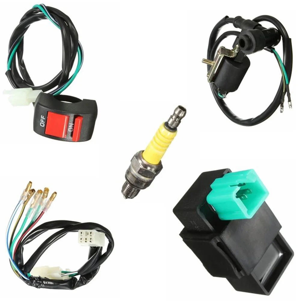 Универсальный CDI старт переключатель мотоцикл проводки Loom катушки на Off пляж