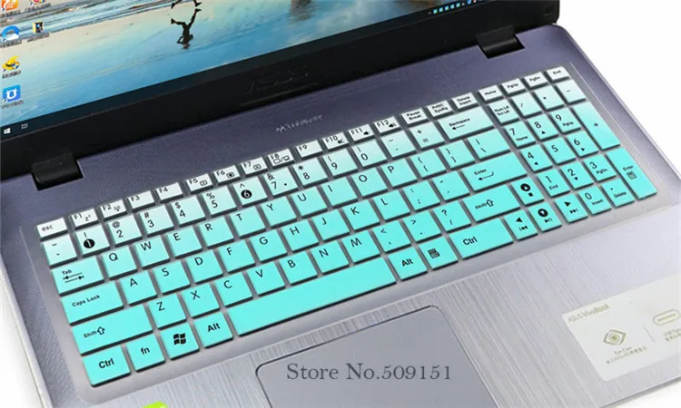 GradualSkyblue 15,6 дюймовый ноутбук клавиатура Prorector Крышка для Asus k555L A555L A555 A550L F555L X555S X555L X550C R550V notobook чехол для клавиатуры - Цвет: GradualSkyblue