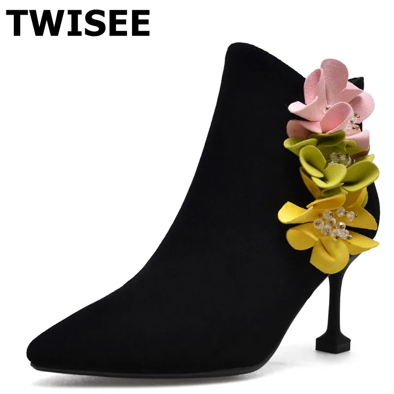 Женские ботинки до середины икры Горячая распродажа! sapatos femininos туфли-лодочки