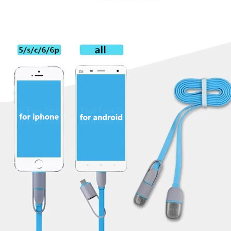Micro 8 pin USB кабель для передачи данных + двойной Автомобильное зарядное устройство