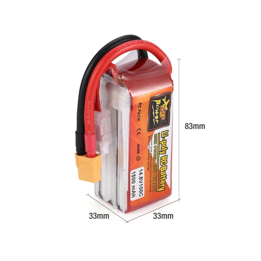 ZOP Мощность 11 1/14 8 V 1500 мА/ч 100C 3/4S 1 P Lipo Батарея XT60 штекер Перезаряжаемые для