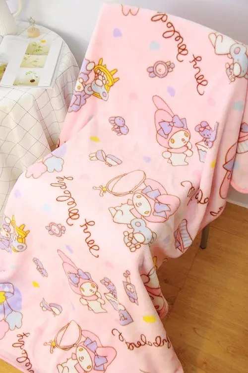 1 шт. 150 см Забавный цветок My Melody мягкий плюшевый коралловый флис офисная подушка+ одеяло высокое качество мягкая игрушка романтический подарок