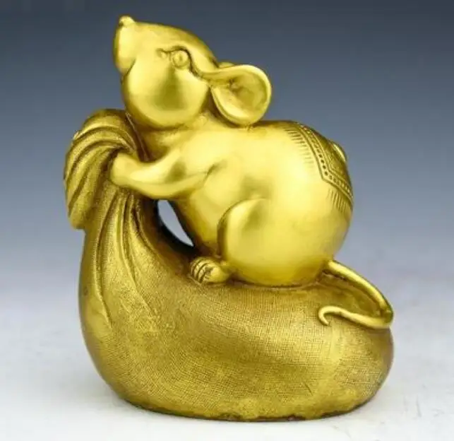 Крыса фэн-шуй из чистой меди | Дом и сад