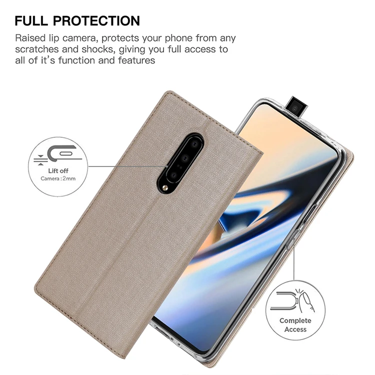 Для Oneplus 7T 7T Pro Чехол для телефона кошелек Мягкий противоударный флип защитный чехол для Oneplus 7 7 Pro Анти-падение флип чехол
